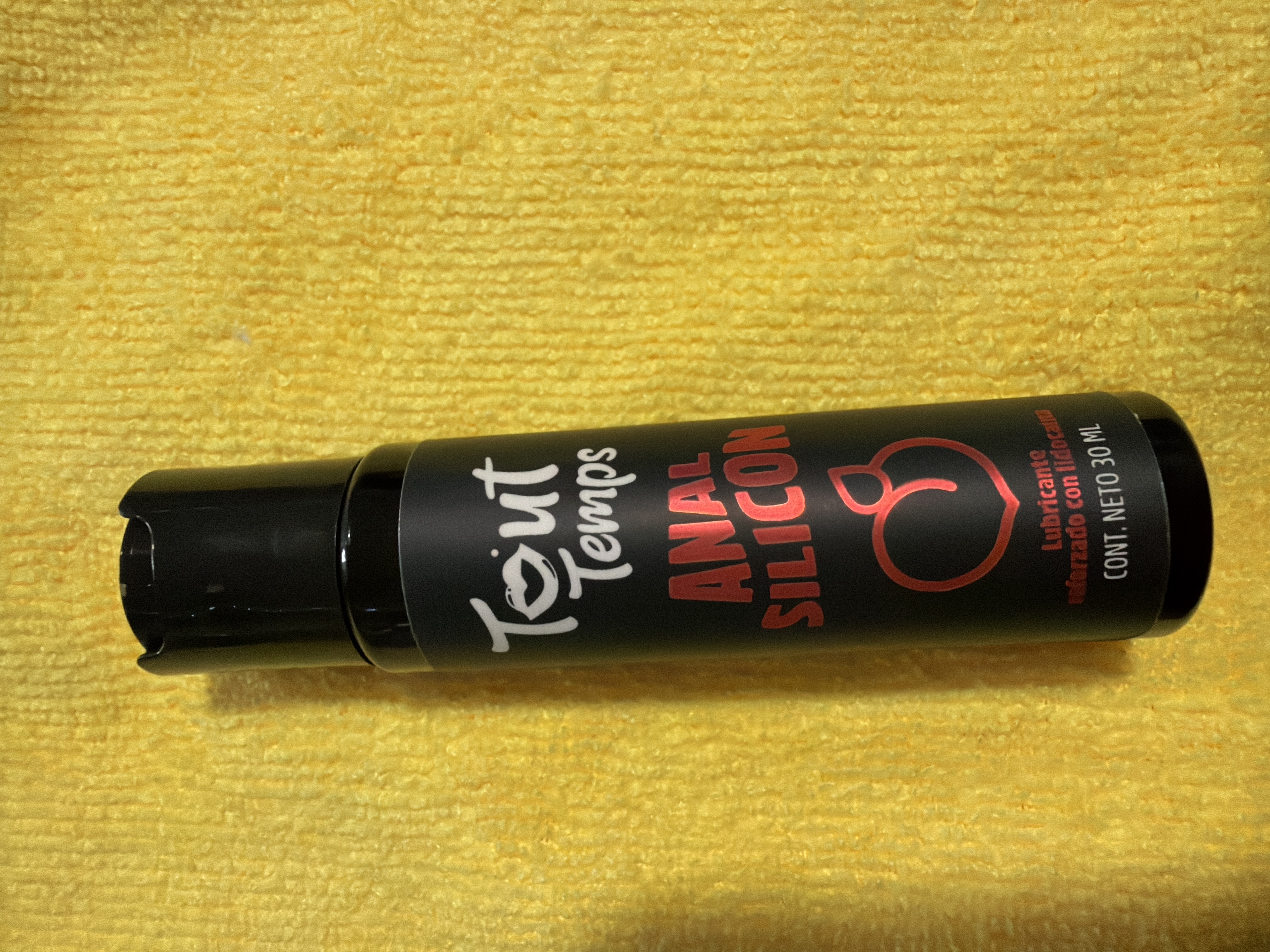 Lubricante anal con silicona