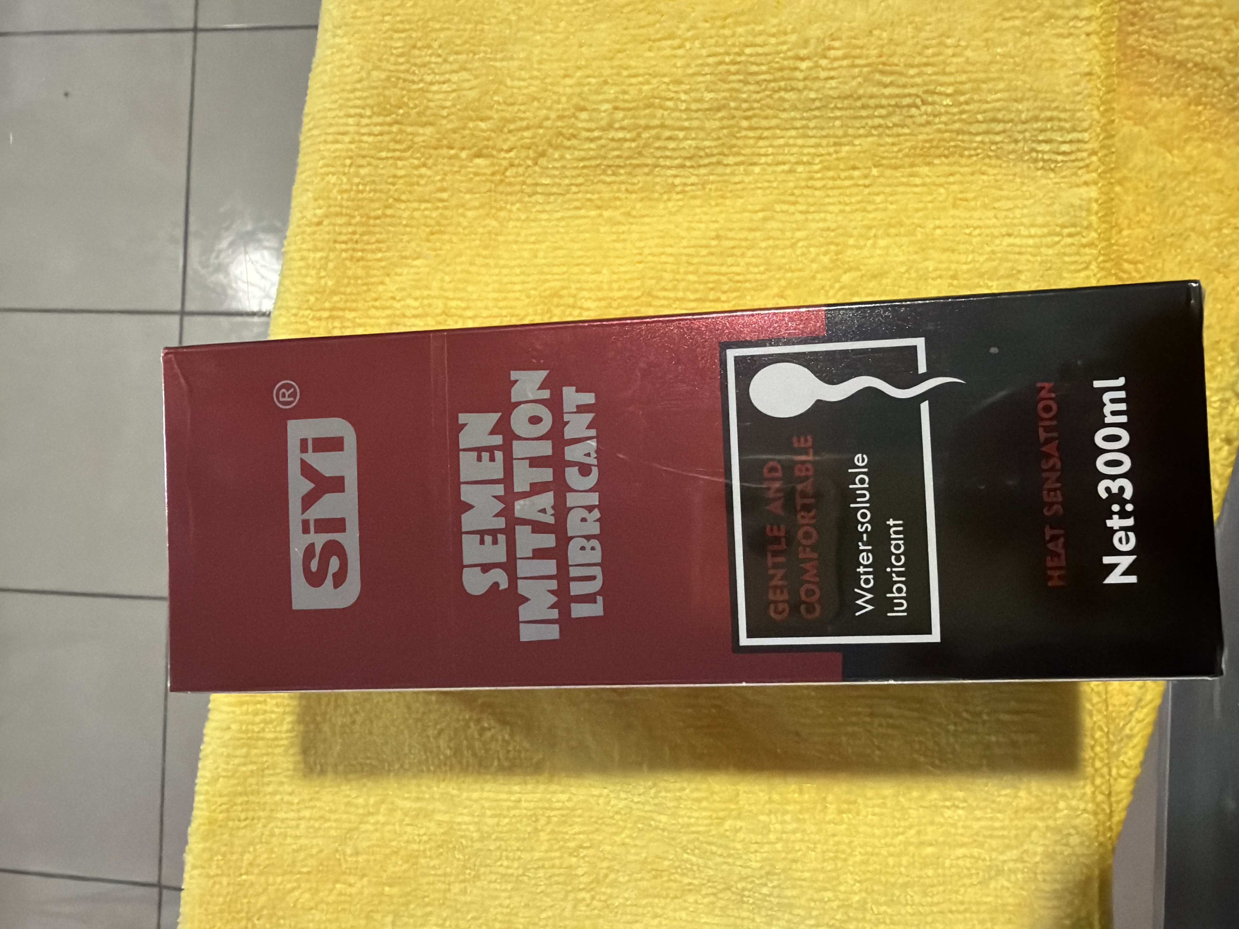 Semen imitación lubricante base agua
